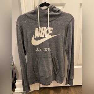 Women’s Large Gray Nike “Just Do It” hoodie